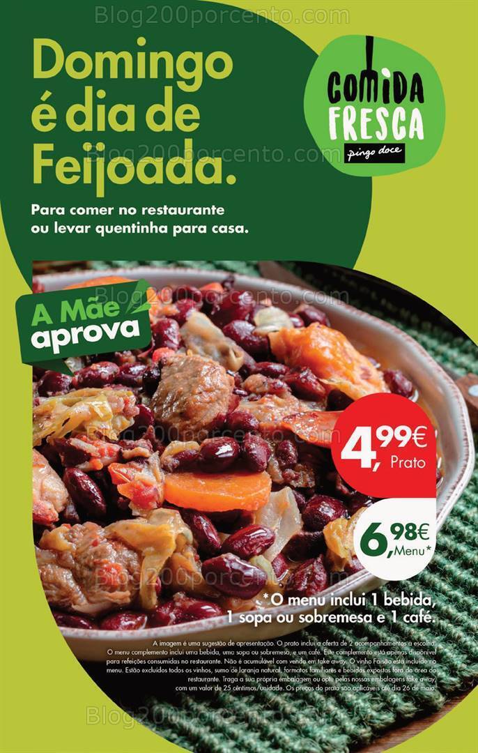 Antevisão Folheto PINGO DOCE Promoções Fim de Semana - 24 a 27 maio
