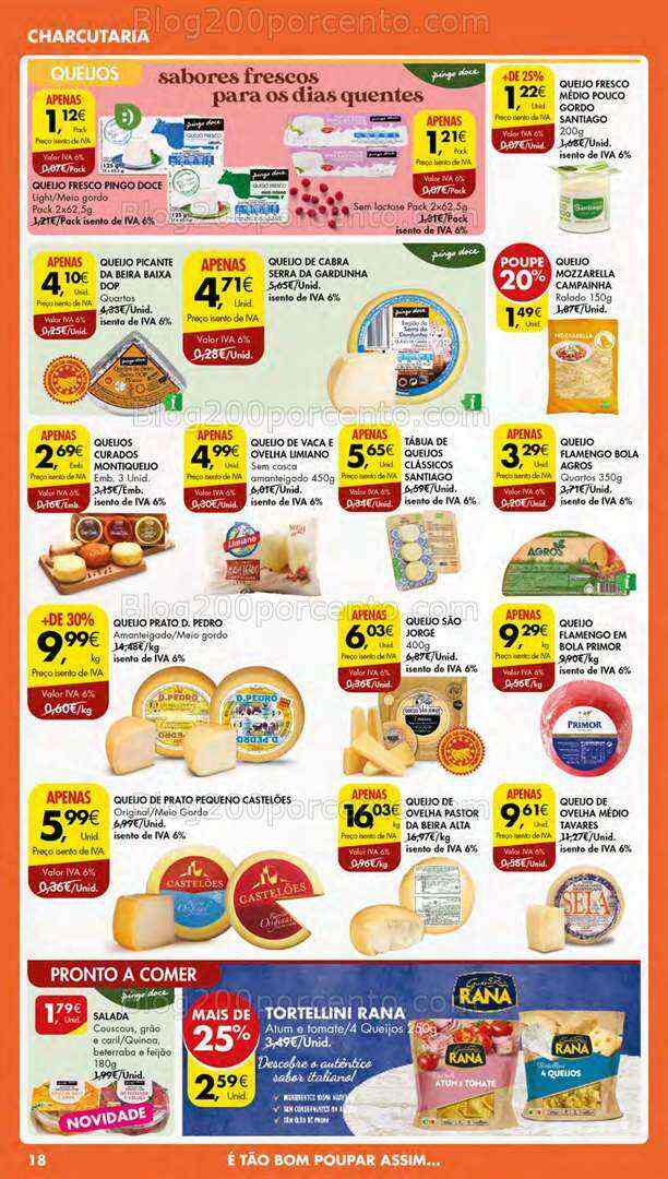 Antevisão Folheto PINGO DOCE Lojas Médias Promoções de 18 a 24 julho