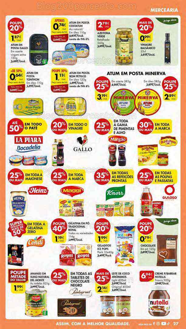 Antevisão Folheto PINGO DOCE Lojas Médias Promoções de 18 a 24 julho