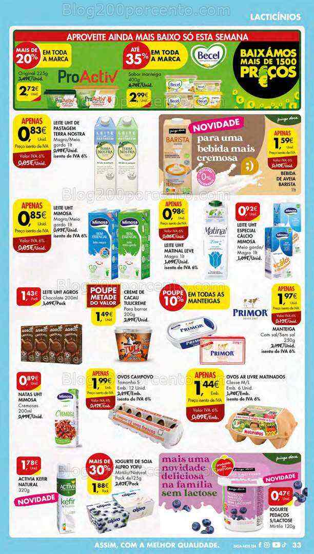 Antevisão Folheto PINGO DOCE Lojas Médias Promoções de 18 a 24 julho