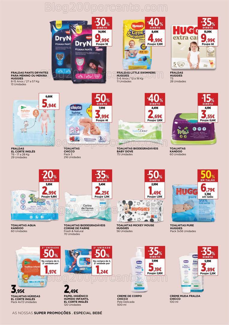 Antevisão Folheto EL CORTE INGLÉS Promoções de 1 a 11 janeiro