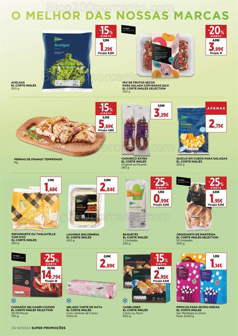 Antevisão Folheto EL CORTE INGLÉS Promoções de 1 a 11 janeiro