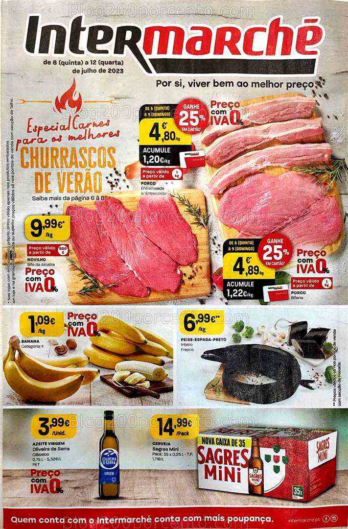 Antevisão Folheto INTERMARCHÉ Promoções de 6 a 12 julho