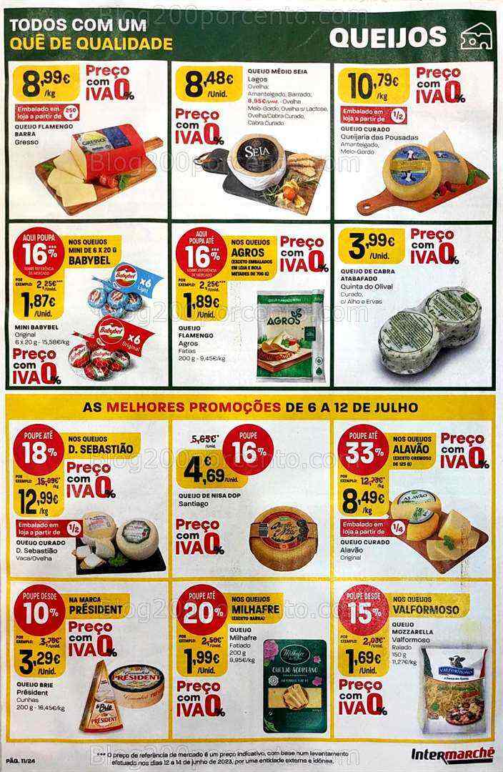 Antevisão Folheto INTERMARCHÉ Promoções de 6 a 12 julho