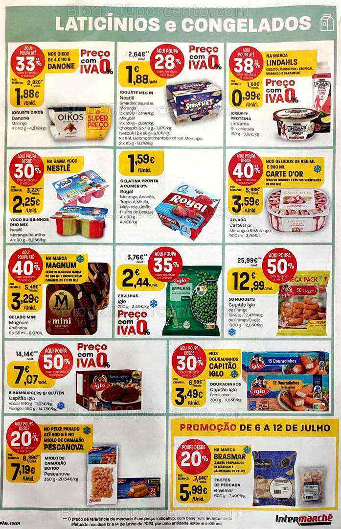 Antevisão Folheto INTERMARCHÉ Promoções de 6 a 12 julho