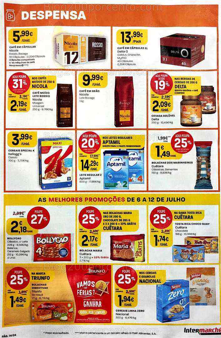 Antevisão Folheto INTERMARCHÉ Promoções de 6 a 12 julho