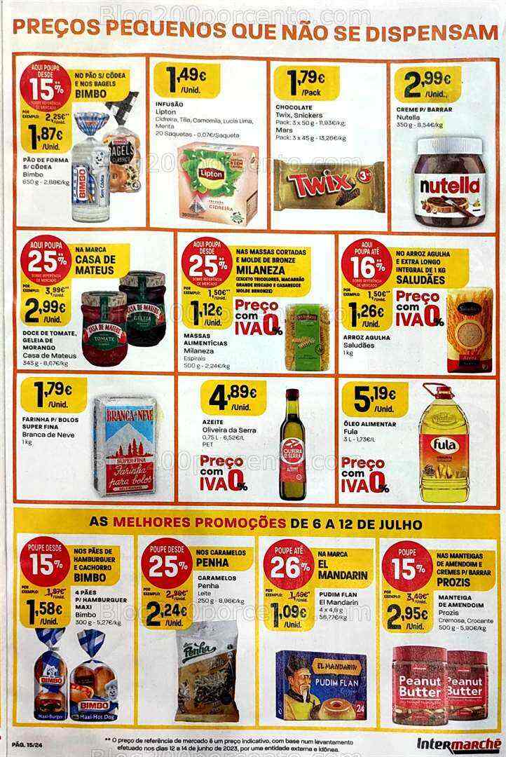 Antevisão Folheto INTERMARCHÉ Promoções de 6 a 12 julho