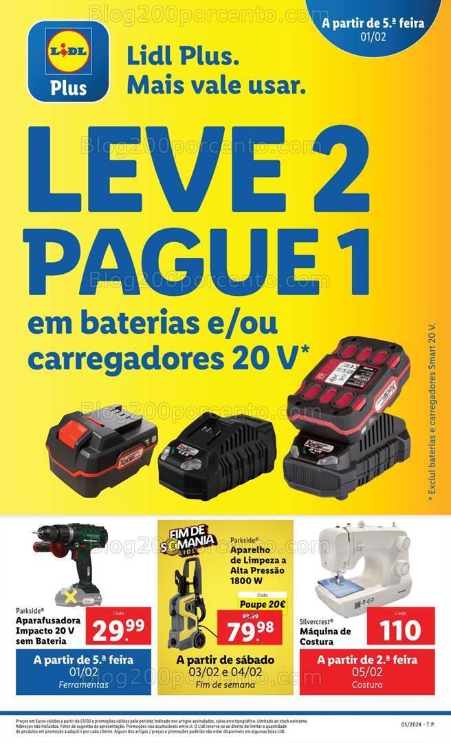 Antevisão Folheto LIDL Bazar + Promoções de 1 a 7 fevereiro