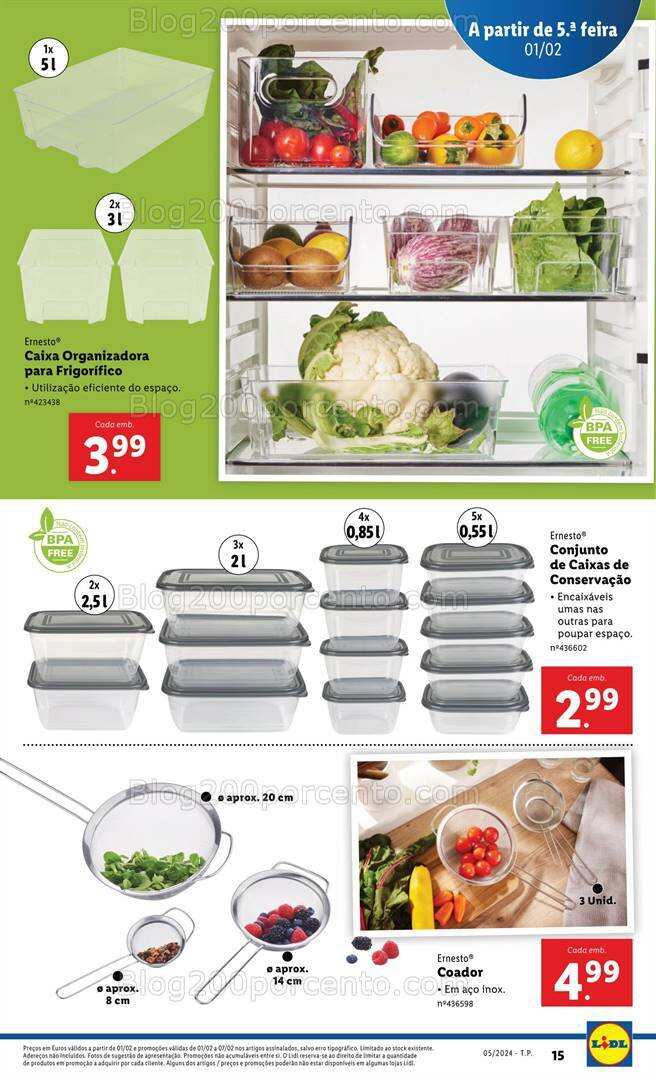 Antevisão Folheto LIDL Bazar + Promoções de 1 a 7 fevereiro