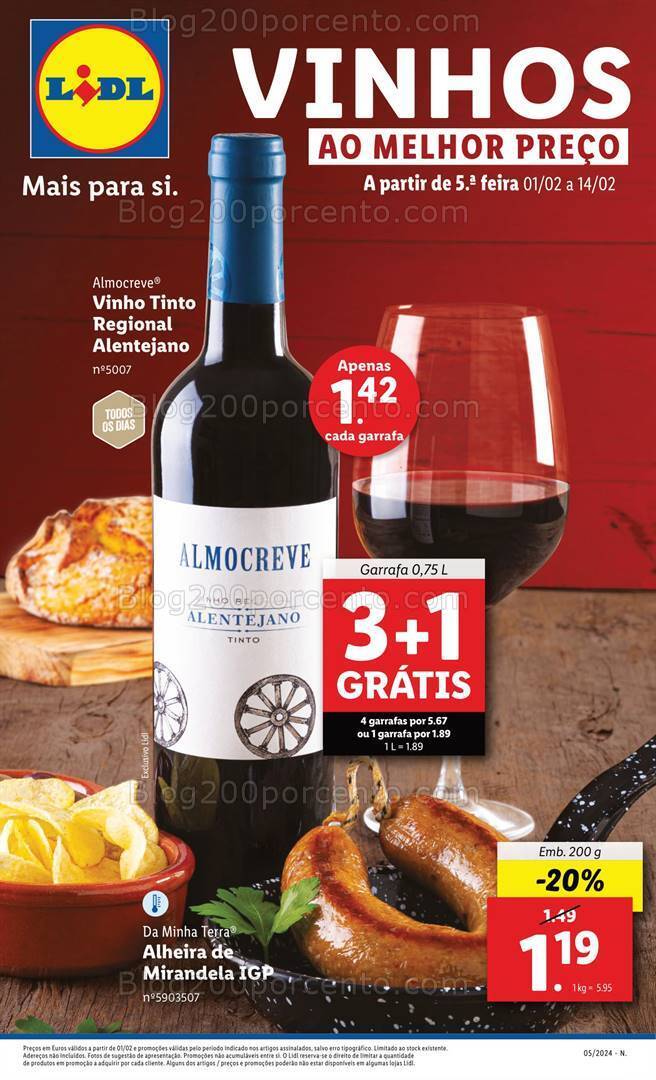 Antevisão Folheto LIDL Bazar + Promoções de 1 a 7 fevereiro
