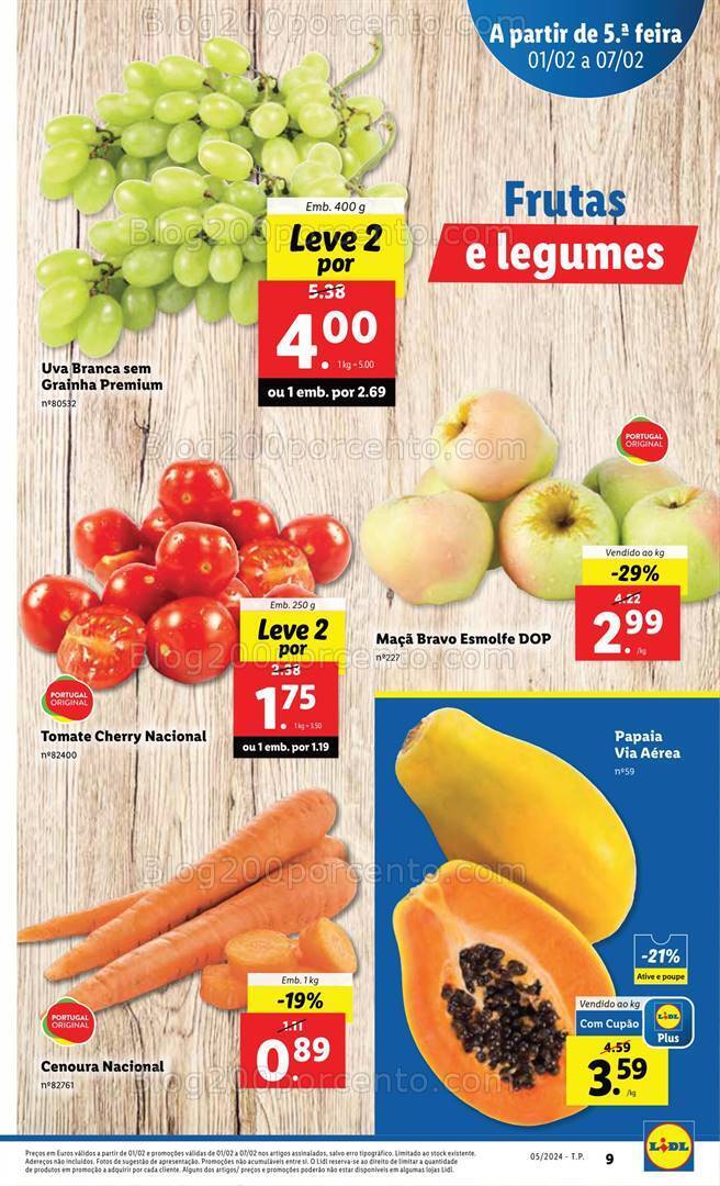 Antevisão Folheto LIDL Bazar + Promoções de 1 a 7 fevereiro