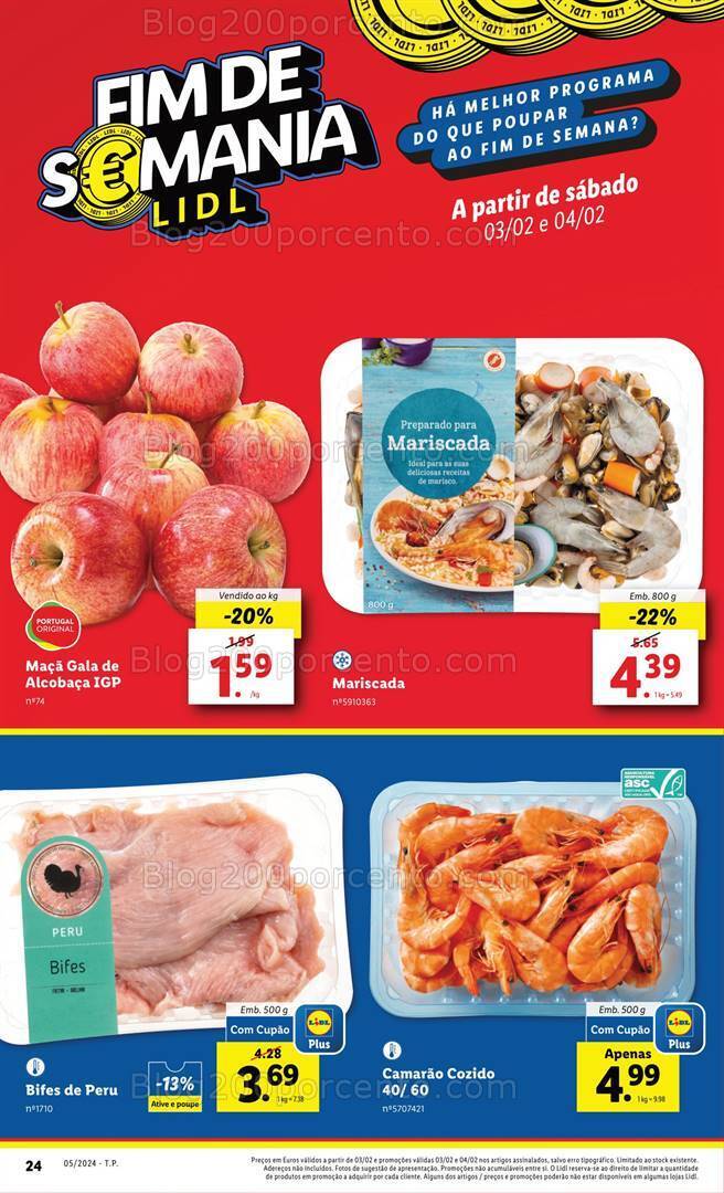 Antevisão Folheto LIDL Promoções Fim de Semana - 3 e 4 fevereiro