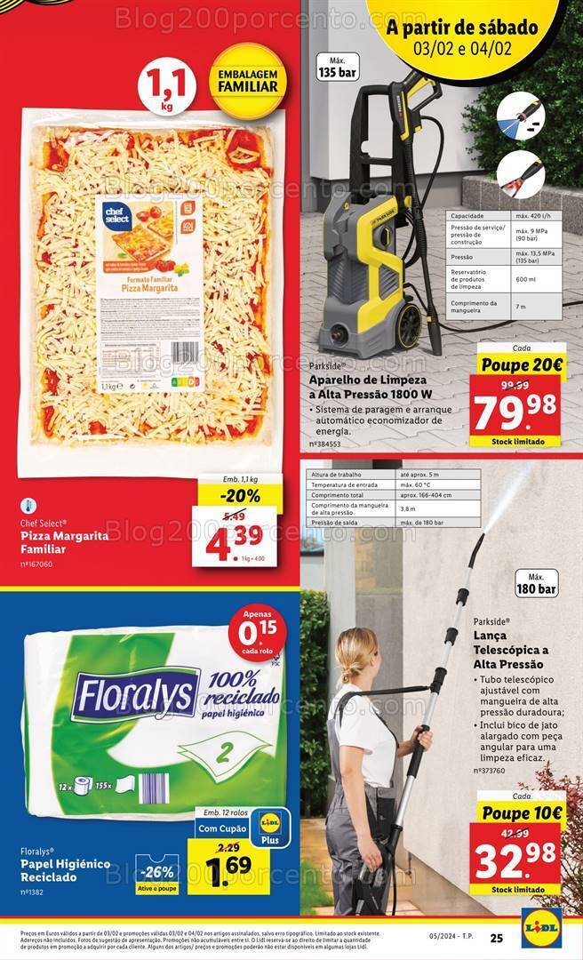 Antevisão Folheto LIDL Promoções Fim de Semana - 3 e 4 fevereiro