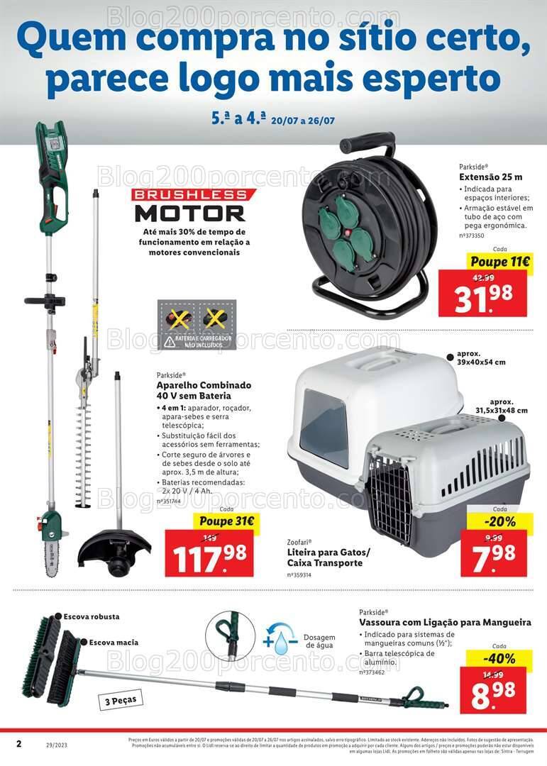 Antevisão Folheto LIDL Extra Promoções de 20 a 26 julho