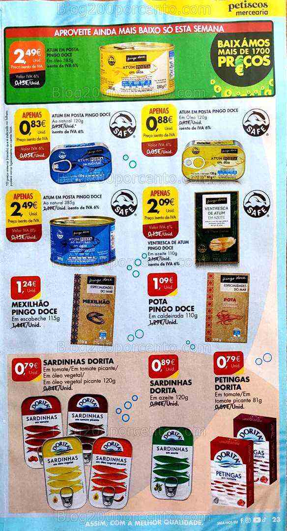 Antevisão Folheto PINGO DOCE Promoções de 1 a 7 agosto