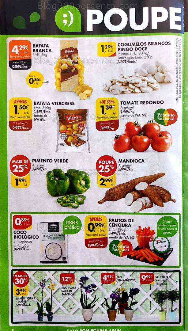 Antevisão Folheto PINGO DOCE Promoções de 1 a 7 agosto
