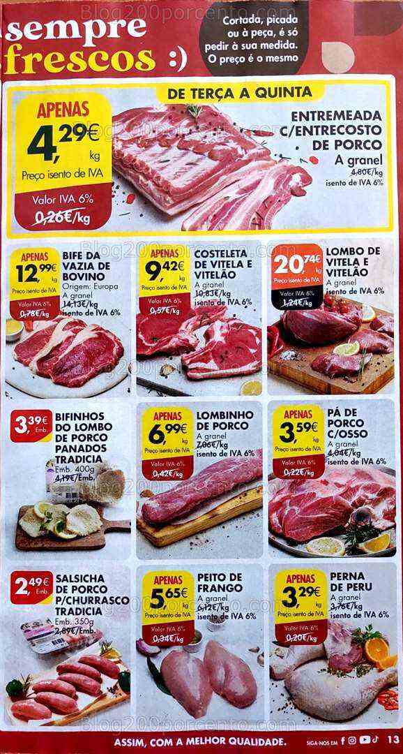 Antevisão Folheto PINGO DOCE Promoções de 11 a 17 julho