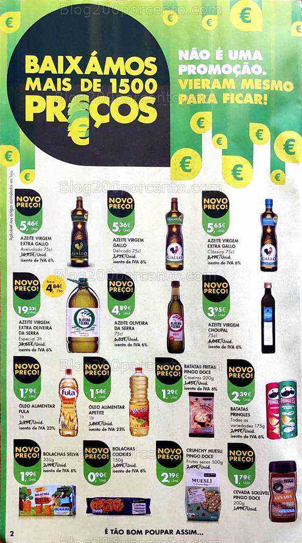 Antevisão Folheto PINGO DOCE Baixa de Preços Promoções de 11 a 17 julho