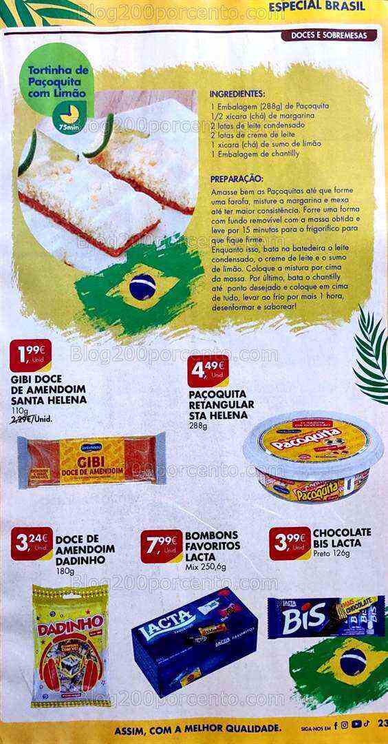 Antevisão Folheto PINGO DOCE Sabores do Brasil Promoções de 11 a 17 julho