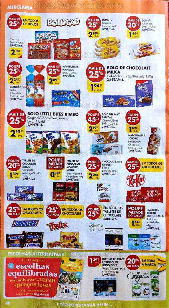 Antevisão Folheto PINGO DOCE Promoções de 11 a 17 julho