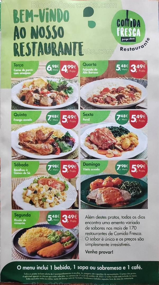 Antevisão Folheto PINGO DOCE Promoções de 17 a 23 outubro