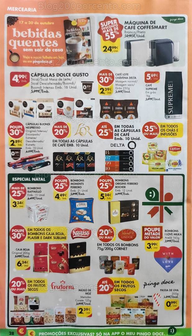 Antevisão Folheto PINGO DOCE Promoções de 17 a 23 outubro