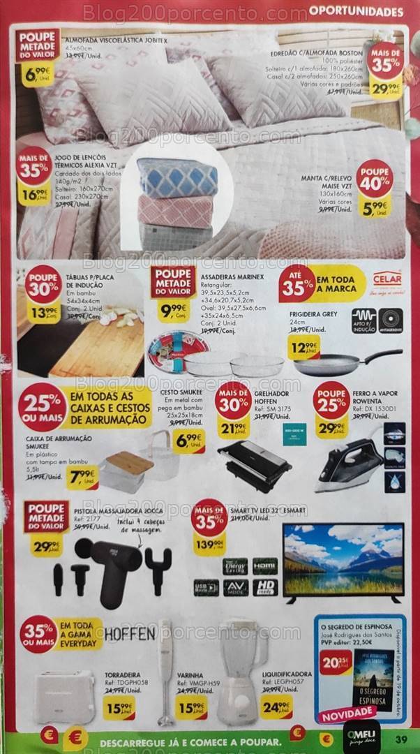 Antevisão Folheto PINGO DOCE Bazar Promoções de 17 a 23 outubro