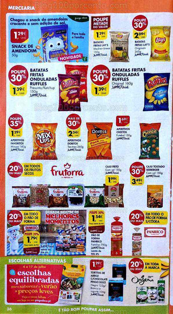 Antevisão Folheto PINGO DOCE Promoções de 4 a 10 julho