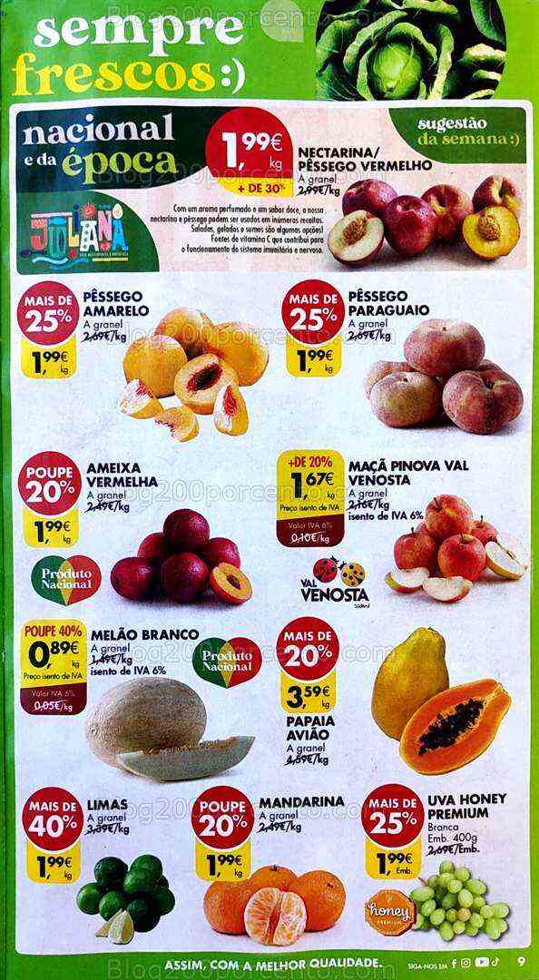 Antevisão Folheto PINGO DOCE Promoções de 4 a 10 julho
