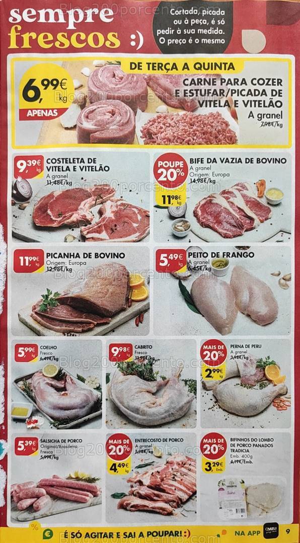 Antevisão Folheto PINGO DOCE Promoções de 9 a 15 abril