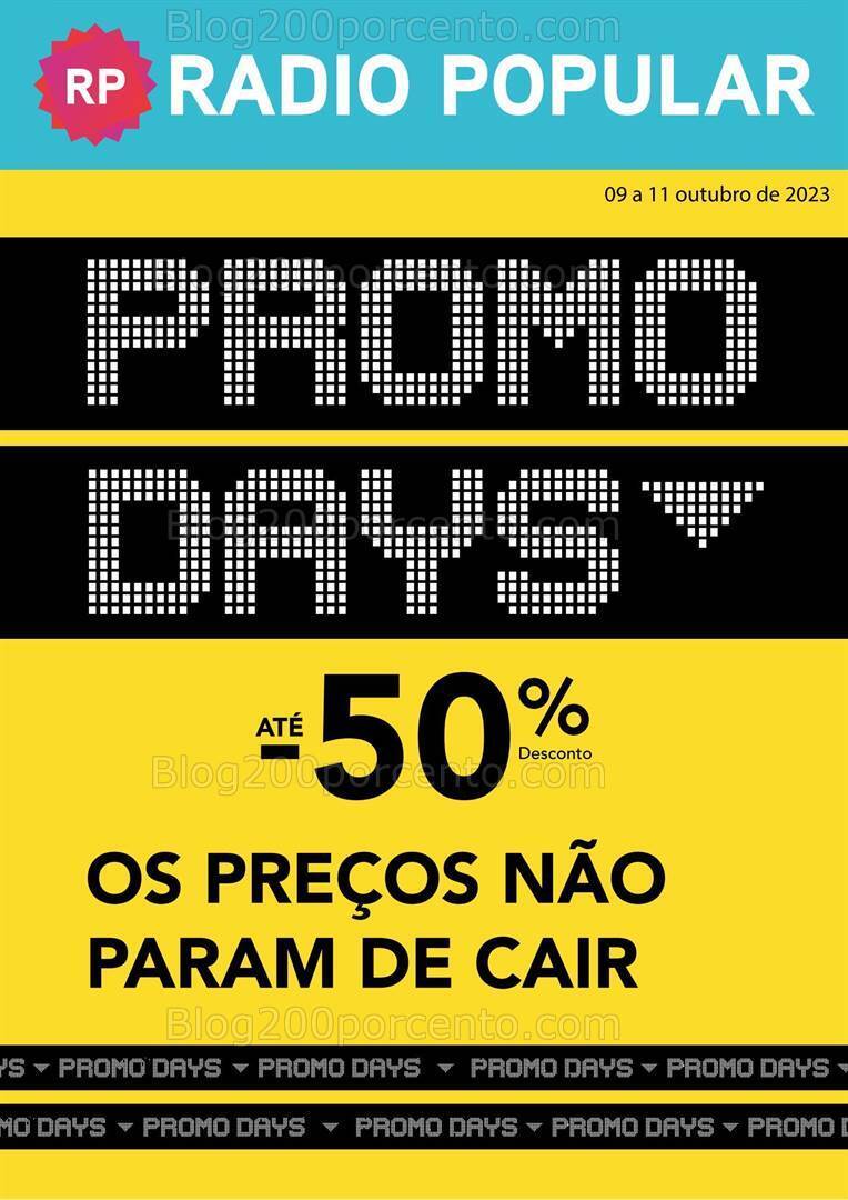 Antevisão Folheto RADIO POPULAR Promoções de 9 a 11 outubro