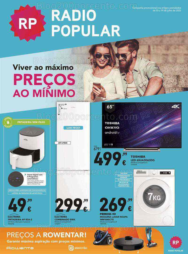 Antevisão Folheto RADIO POPULAR Promoções de 3 a 19 julho