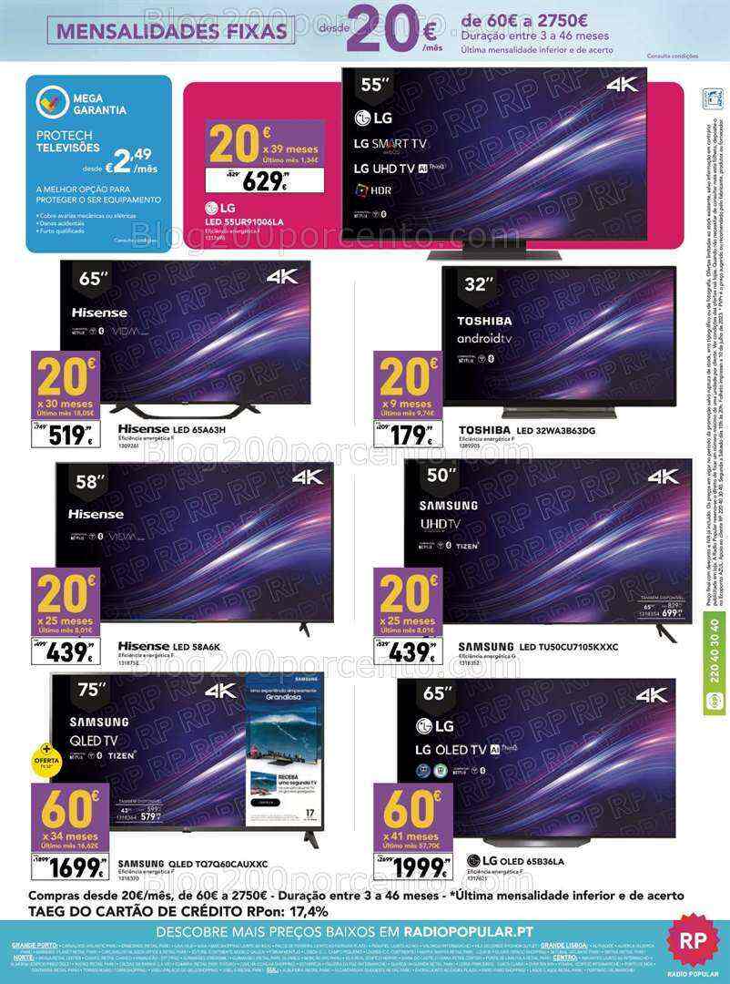 Antevisão Folheto RADIO POPULAR Promoções de 20 julho a 2 agosto