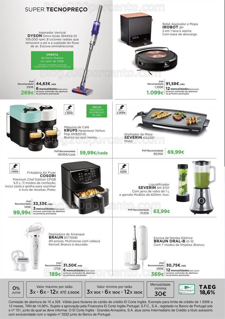 Antevisão Folheto EL CORTE INGLÉS Tecnologia Promoções de 1 a 17 março