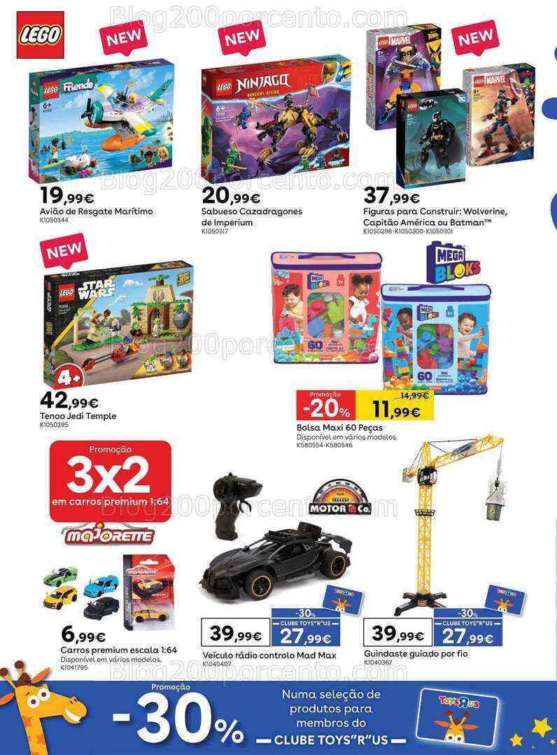 Antevisão Folheto TOYSRUS Verão Promoções de 7 a 31 julho