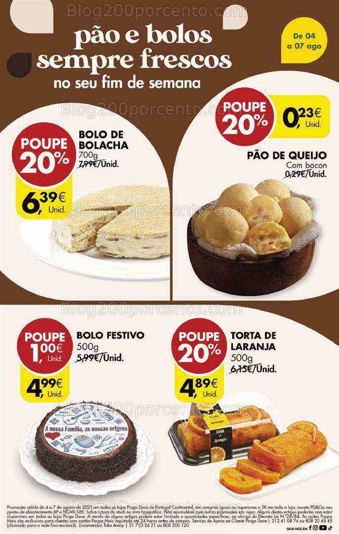 Antevisão Folheto PINGO DOCE Promoções Fim de Semana - 4 a 7 agosto
