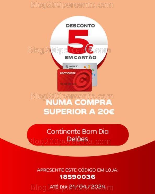 ALERTA - Novos cupões de Desconto até 10€ CONTINENTE Promoções - 15 a 21 abril