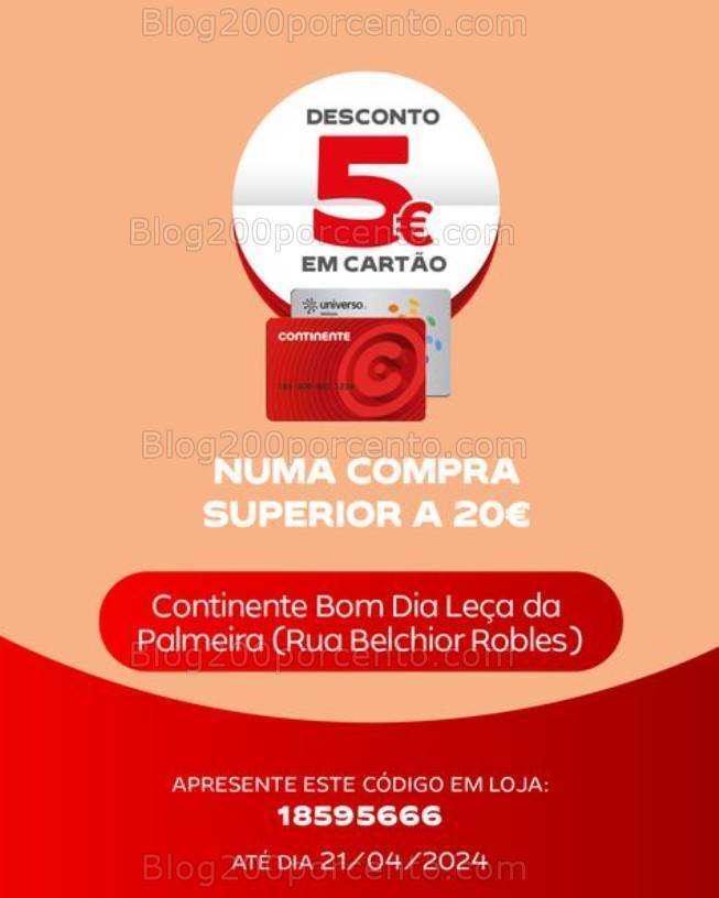 ALERTA - Novos cupões de Desconto até 10€ CONTINENTE Promoções - 15 a 21 abril