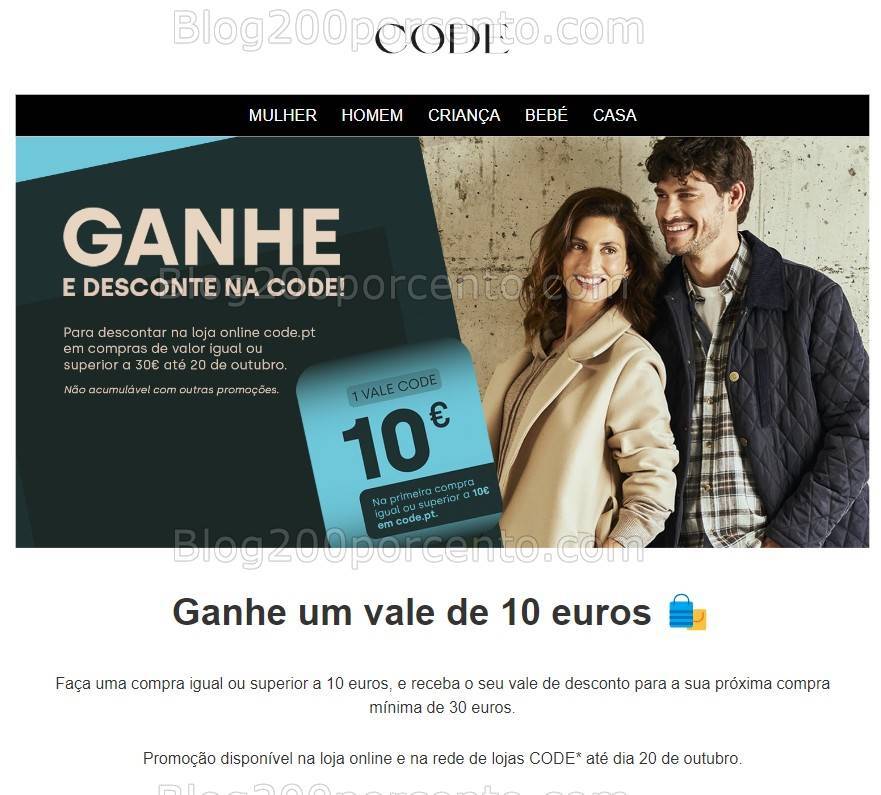 ALERTA - Oferta vale de desconto CODE - PINGO DOCE Promoções até 10 outubro