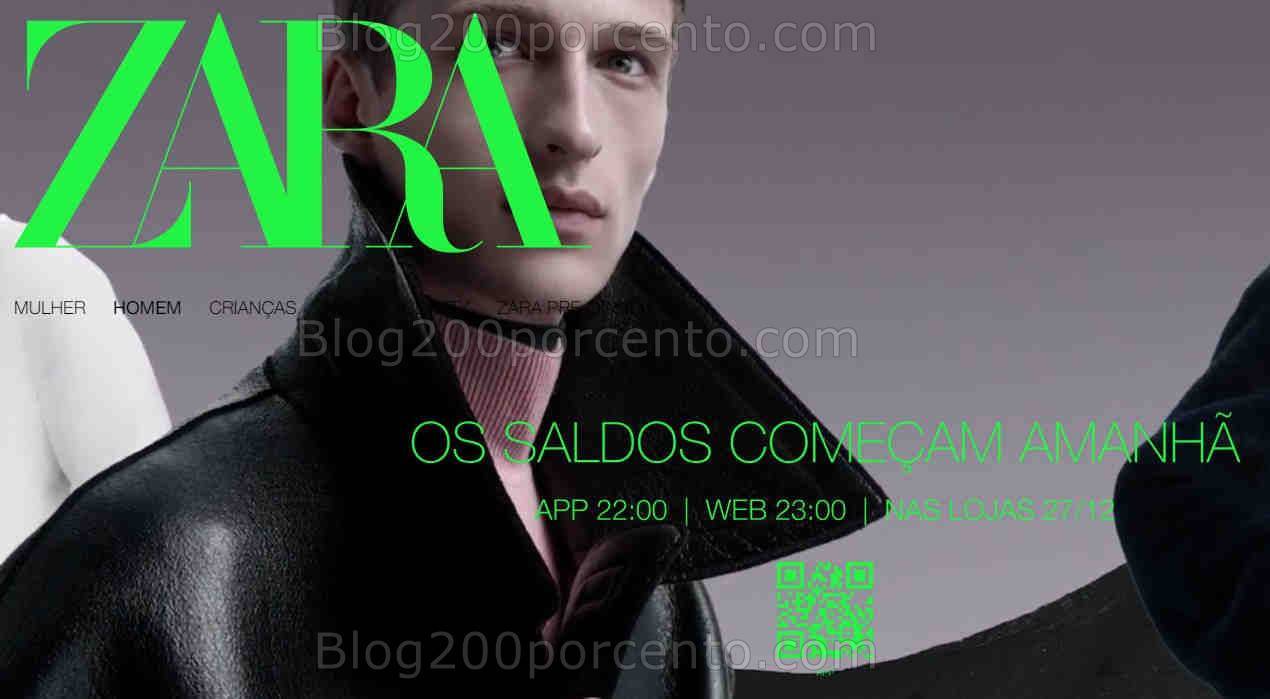 Saldos ZARA começam amanhã e dia 27 dezembro nas lojas