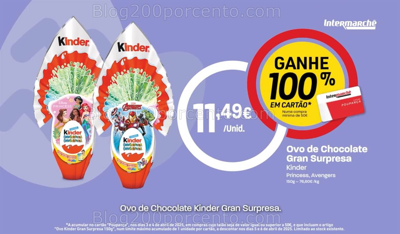 ALERTA - 100% de desconto INTERMARCHÉ Promoções dias 3 e 4 abril