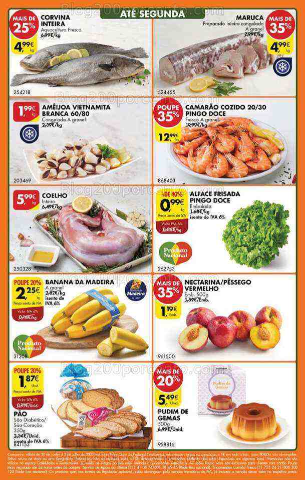 Antevisão Folheto PINGO DOCE Promoções Fim de Semana - 30 junho a 3 julho