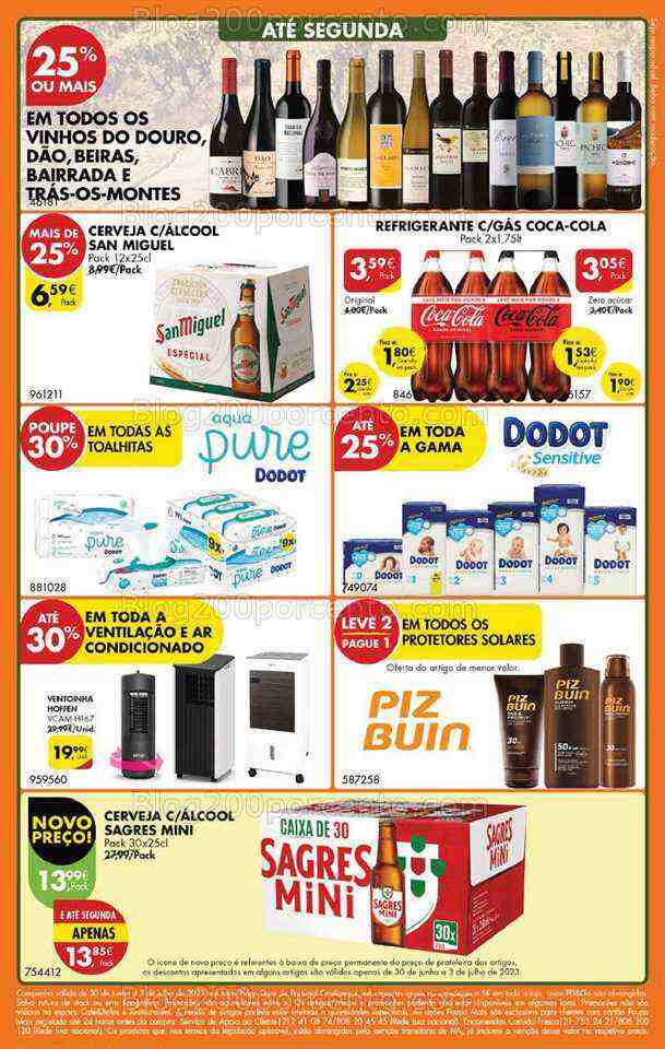 Antevisão Folheto PINGO DOCE Promoções Fim de Semana - 30 junho a 3 julho