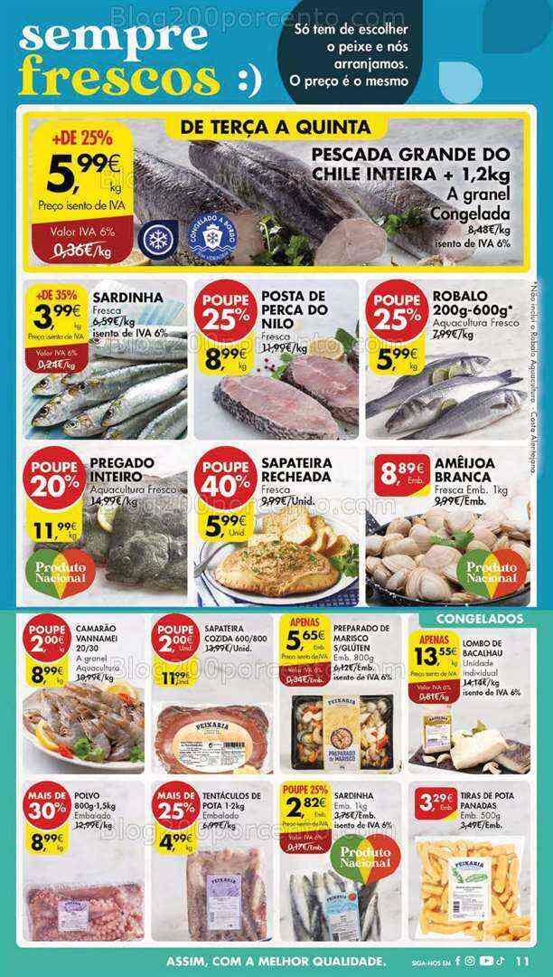 Antevisão Folheto PINGO DOCE Frescos Promoções de 1 a 7 agosto