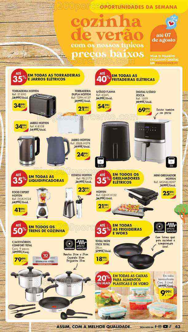Antevisão Folheto PINGO DOCE Bazar Lojas Grandes Promoções de 1 a 7 agosto
