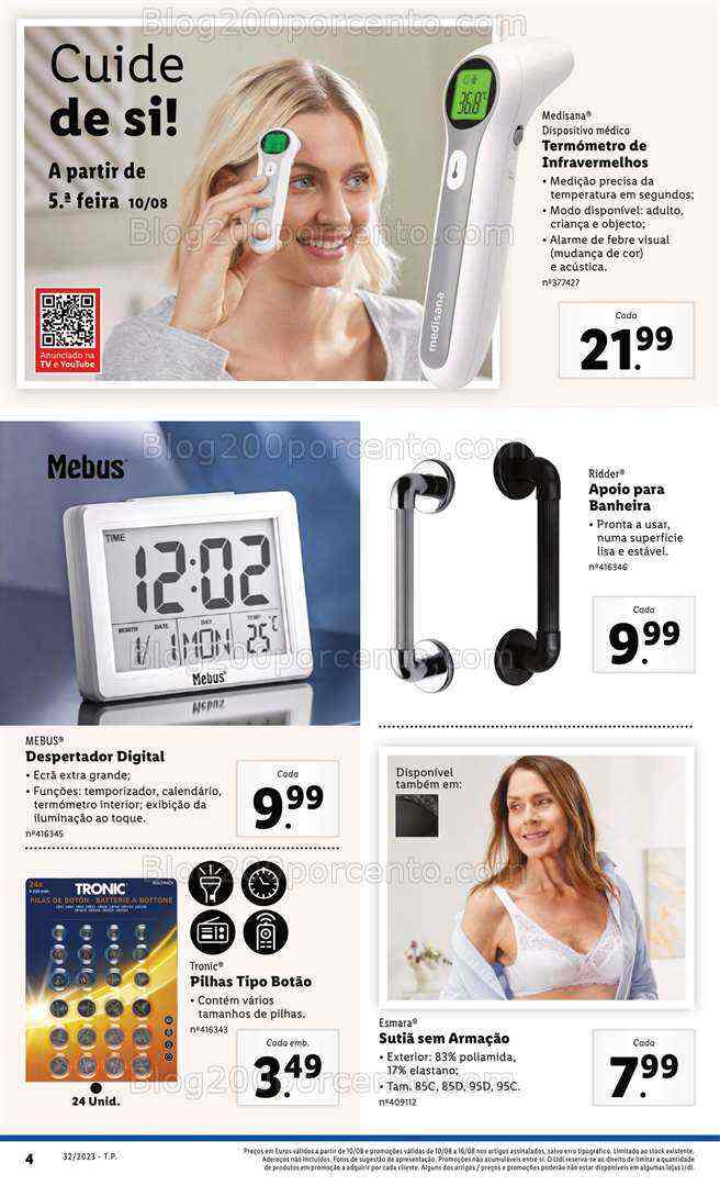 Antevisão Folheto LIDL Bazar Promoções de 10 a 16 agosto