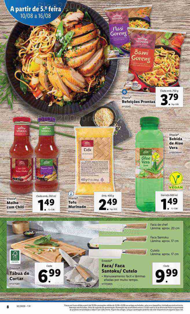 Antevisão Folheto LIDL Sabores do Mundo Promoções de 10 a 16 agosto