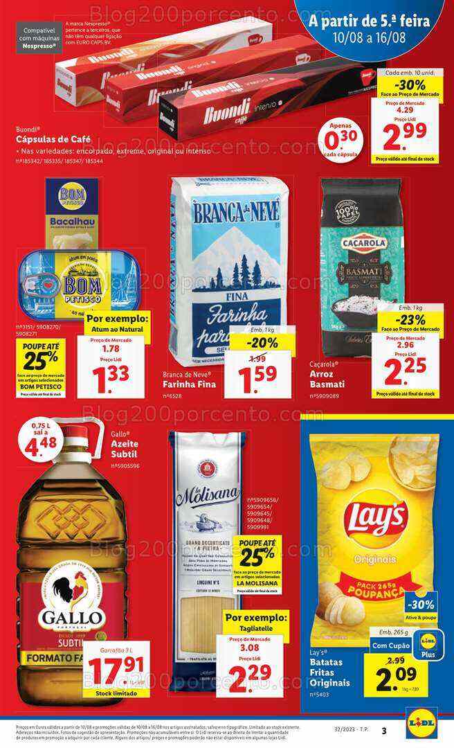 Antevisão Folheto LIDL Marcas a Preços Imperdíveis Promoções de 10 a 16 agosto
