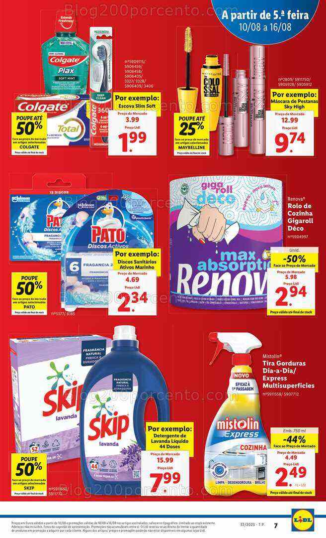 Antevisão Folheto LIDL Marcas a Preços Imperdíveis Promoções de 10 a 16 agosto
