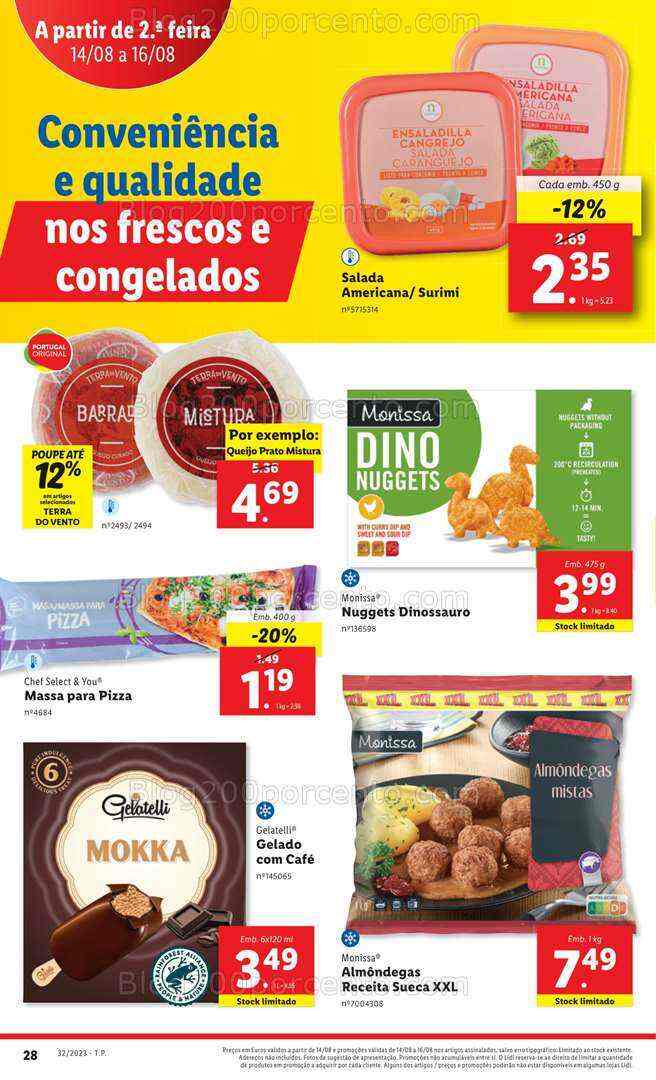 Antevisão Folheto LIDL Promoções de 10 a 16 agosto